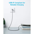 Anker 322 USB-A to USB-C Braided Cable 3 ft