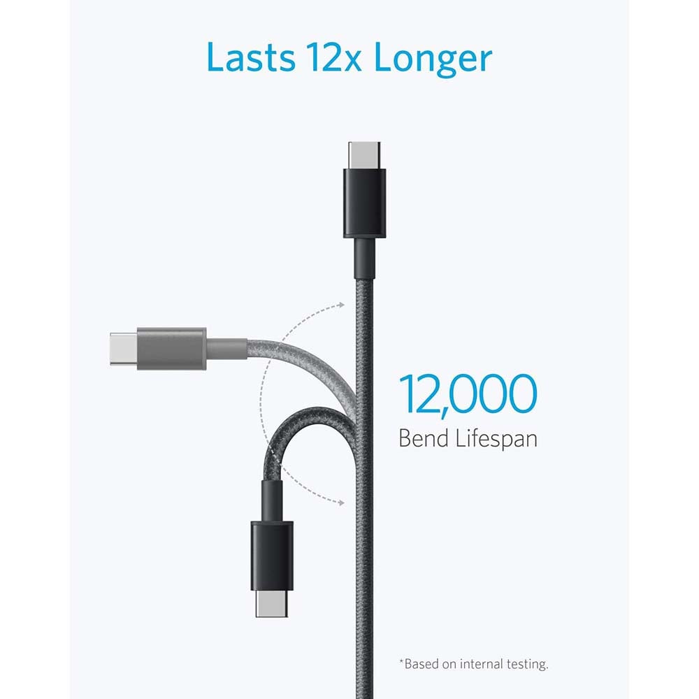 Anker 6 ft USB-C to USB-A Nylon Cable