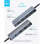 Anker 7-in-1 USB-C Hub Dual Display