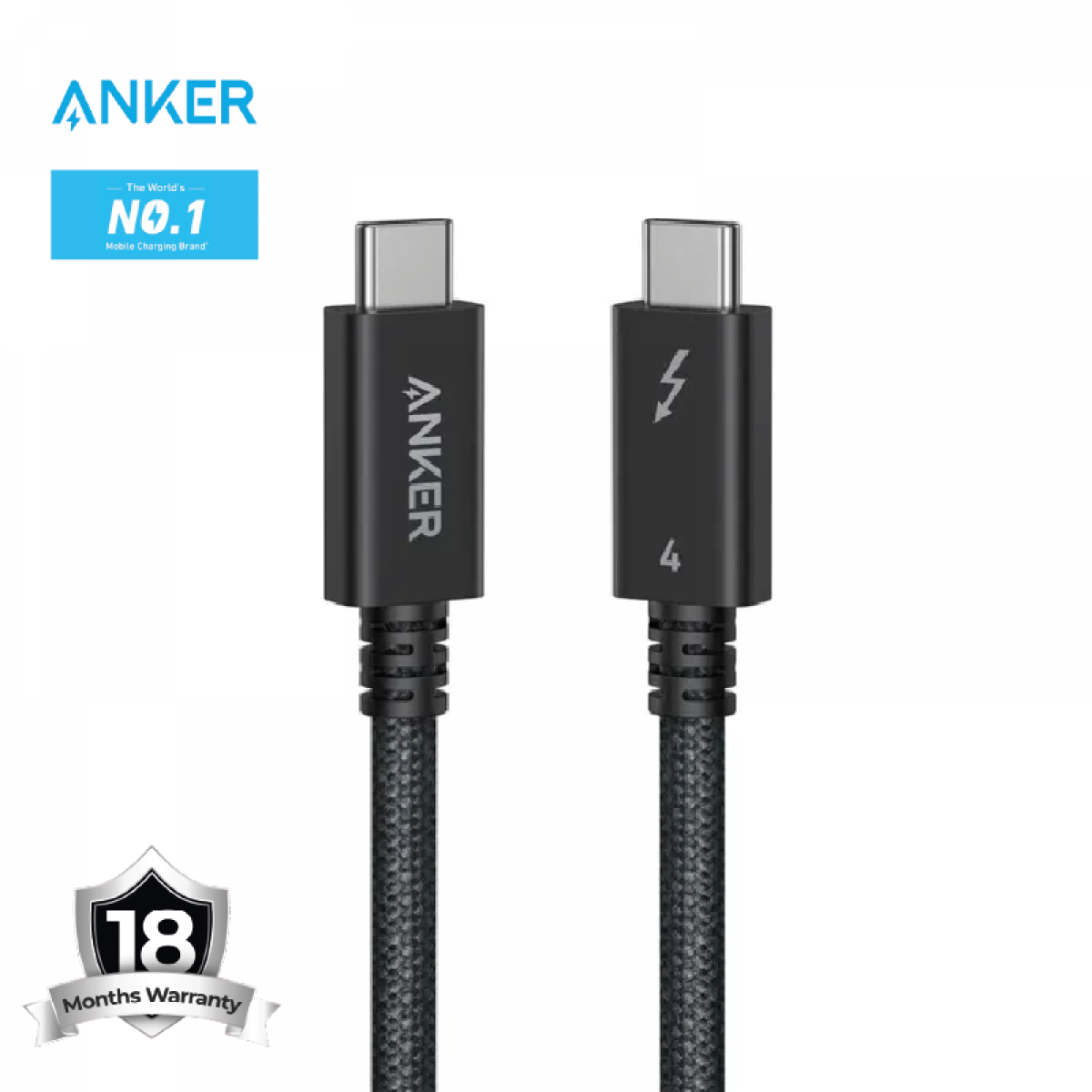 Anker Thunderbolt 4 Cable 40Gbps 100W