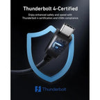 Anker Thunderbolt 4 Cable 40Gbps 100W