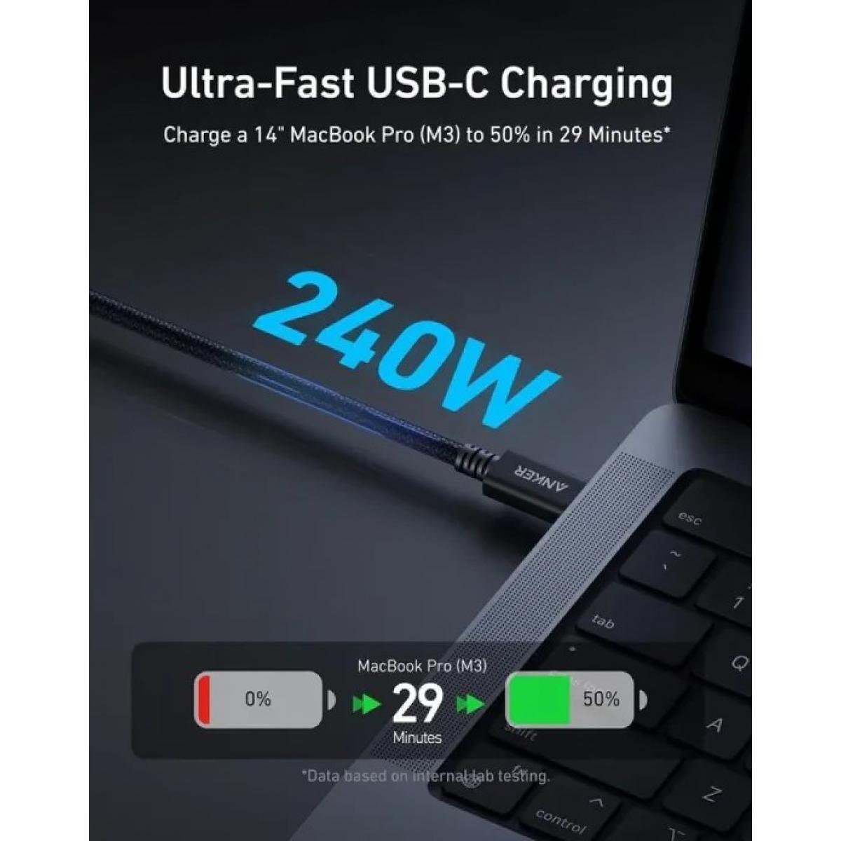 Anker Thunderbolt 4 Cable 40Gbps 100W