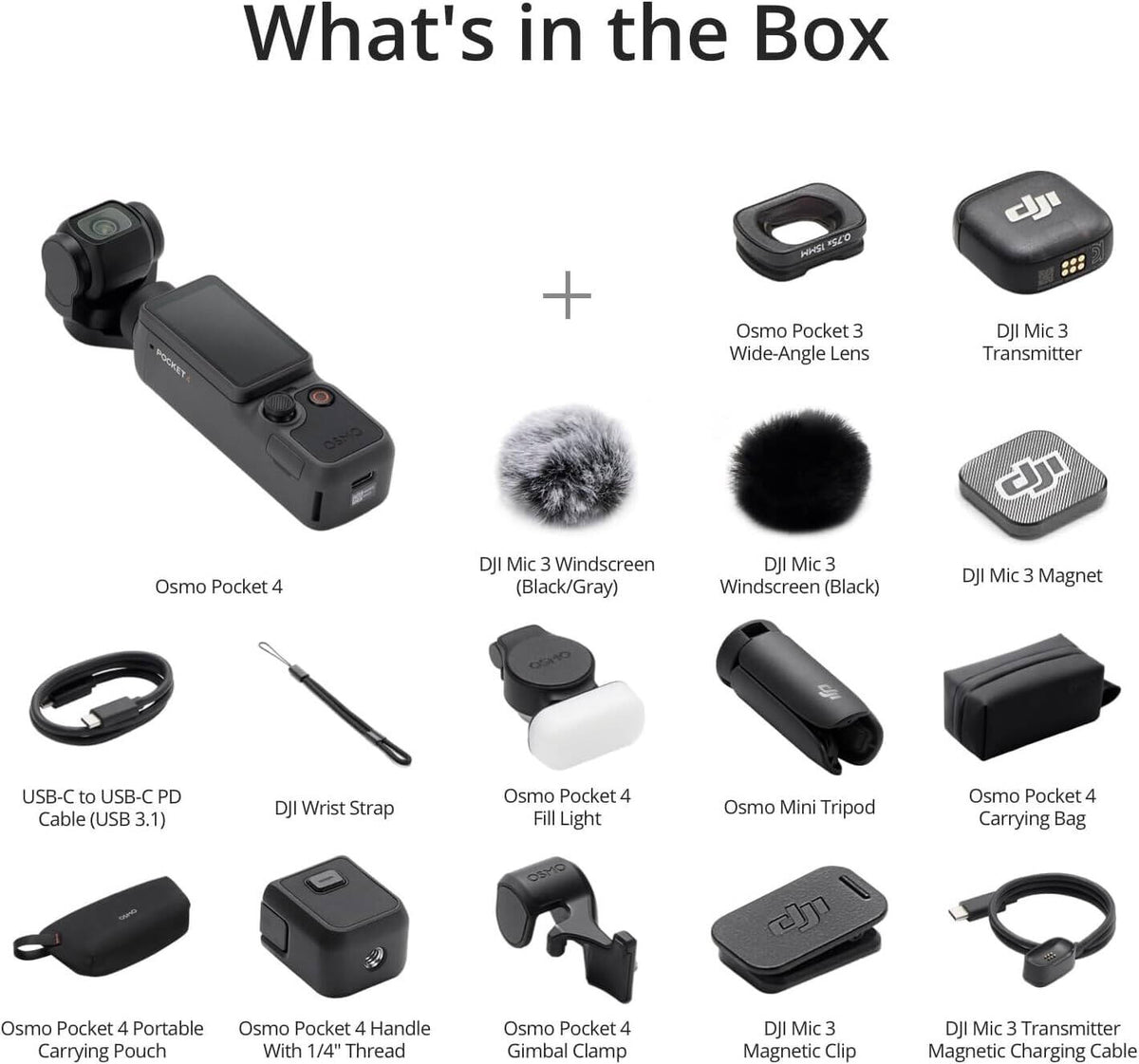 DJI OSMO POCKET 4 CREATOR COMBO - DJI133082