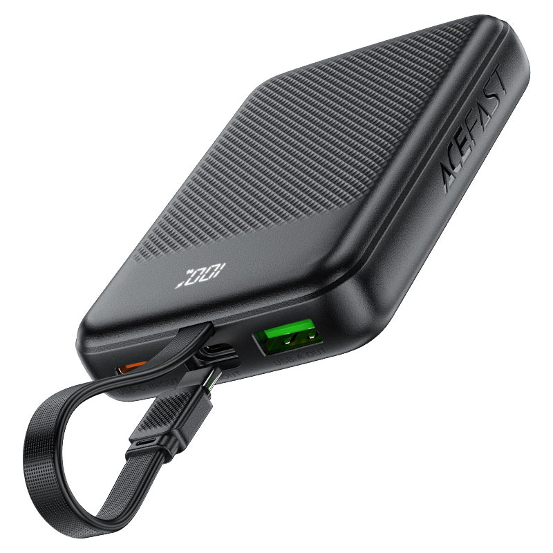 AceFast M13 10000 PD22.5W power bank with cable Secondary image